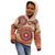 Africa Tribal Traditional Pattern Kid Hoodie Beige Motif - Wonder Print Shop