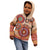 Africa Tribal Traditional Pattern Kid Hoodie Beige Motif - Wonder Print Shop