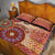 Africa Tribal Traditional Pattern Quilt Bed Set Beige Motif - Wonder Print Shop