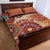 Africa Tribal Traditional Pattern Quilt Bed Set Beige Motif - Wonder Print Shop