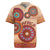 Africa Tribal Traditional Pattern Rugby Jersey Beige Motif - Wonder Print Shop