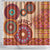 Africa Tribal Traditional Pattern Shower Curtain Beige Motif