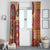 Africa Tribal Traditional Pattern Window Curtain Beige Motif - Wonder Print Shop