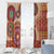 Africa Tribal Traditional Pattern Window Curtain Beige Motif - Wonder Print Shop