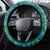 Africa Tribal Traditional Pattern Steering Wheel Cover Blue Motif - Wonder Print Shop