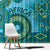 Africa Tribal Traditional Pattern Window Curtain Blue Motif - Wonder Print Shop