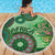 Africa Tribal Traditional Pattern Beach Blanket Green Motif LT9 - Wonder Print Shop