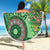 Africa Tribal Traditional Pattern Beach Blanket Green Motif LT9 - Wonder Print Shop