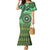 Africa Tribal Traditional Pattern Family Matching Mermaid Dress and Hawaiian Shirt Green Motif LT9 - Wonder Print Shop