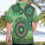 Africa Tribal Traditional Pattern Hawaiian Shirt Green Motif - Wonder Print Shop