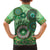 Africa Tribal Traditional Pattern Kid Hawaiian Shirt Green Motif - Wonder Print Shop