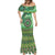 Africa Tribal Traditional Pattern Mermaid Dress Green Motif - Wonder Print Shop