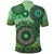 Africa Tribal Traditional Pattern Polo Shirt Green Motif - Wonder Print Shop