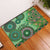 Africa Tribal Traditional Pattern Rubber Doormat Green Motif - Wonder Print Shop