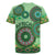 Africa Tribal Traditional Pattern Rugby Jersey Green Motif - Wonder Print Shop