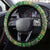 Africa Tribal Traditional Pattern Steering Wheel Cover Green Motif - Wonder Print Shop