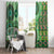 Africa Tribal Traditional Pattern Window Curtain Green Motif - Wonder Print Shop