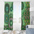 Africa Tribal Traditional Pattern Window Curtain Green Motif - Wonder Print Shop