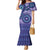 Africa Tribal Traditional Pattern Family Matching Mermaid Dress and Hawaiian Shirt Purple Motif LT9 - Wonder Print Shop