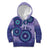 Africa Tribal Traditional Pattern Kid Hoodie Purple Motif - Wonder Print Shop