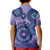 Africa Tribal Traditional Pattern Kid Polo Shirt Purple Motif - Wonder Print Shop