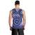 Africa Tribal Traditional Pattern Men Tank Top Purple Motif - Wonder Print Shop