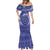 Africa Tribal Traditional Pattern Mermaid Dress Purple Motif - Wonder Print Shop