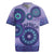 Africa Tribal Traditional Pattern Rugby Jersey Purple Motif - Wonder Print Shop