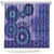 Africa Tribal Traditional Pattern Shower Curtain Purple Motif