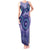 Africa Tribal Traditional Pattern Tank Maxi Dress Purple Motif - Wonder Print Shop