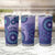 Africa Tribal Traditional Pattern Tumbler Cup Purple Motif