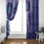 Africa Tribal Traditional Pattern Window Curtain Purple Motif - Wonder Print Shop