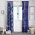 Africa Tribal Traditional Pattern Window Curtain Purple Motif - Wonder Print Shop