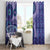 Africa Tribal Traditional Pattern Window Curtain Purple Motif - Wonder Print Shop