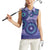 Africa Tribal Traditional Pattern Women Sleeveless Polo Shirt Purple Motif - Wonder Print Shop