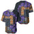 Africa Violets Flowers Baseball Jersey Mix Native Tribal Pattern LT9 - Wonder Print Shop