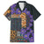 Africa Violets Flowers Hawaiian Shirt Mix Native Tribal Pattern - Wonder Print Shop