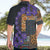 Africa Violets Flowers Hawaiian Shirt Mix Native Tribal Pattern - Wonder Print Shop