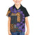 Africa Violets Flowers Hawaiian Shirt Mix Native Tribal Pattern - Wonder Print Shop