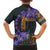 Africa Violets Flowers Hawaiian Shirt Mix Native Tribal Pattern - Wonder Print Shop