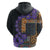 Africa Violets Flowers Hoodie Mix Native Tribal Pattern - Wonder Print Shop