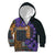 Africa Violets Flowers Kid Hoodie Mix Native Tribal Pattern - Wonder Print Shop