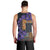 Africa Violets Flowers Men Tank Top Mix Native Tribal Pattern - Wonder Print Shop