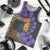 Africa Violets Flowers Men Tank Top Mix Native Tribal Pattern - Wonder Print Shop