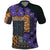 Africa Violets Flowers Polo Shirt Mix Native Tribal Pattern - Wonder Print Shop