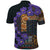 Africa Violets Flowers Polo Shirt Mix Native Tribal Pattern - Wonder Print Shop