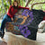 Africa Violets Flowers Quilt Mix Native Tribal Pattern