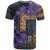 Africa Violets Flowers T Shirt Mix Native Tribal Pattern