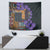 Africa Violets Flowers Tapestry Mix Native Tribal Pattern