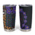 Africa Violets Flowers Tumbler Cup Mix Native Tribal Pattern